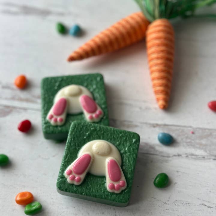 Chocolates Unlimited by Denise - Wholesale Chocolate Covered Sweets - Bunny Butt Chocolate Covered Gram Crackers1