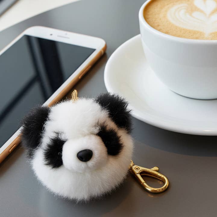 Shupaca Alpaca - Wholesale Keychain - Unisex - NEW! Panda Keychain - 6"1