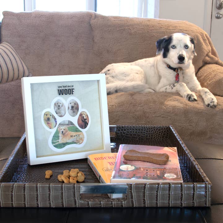 Pavilion - Wholesale Picture Frame - Woof - 9" Pawprint Shadowbox Frame1