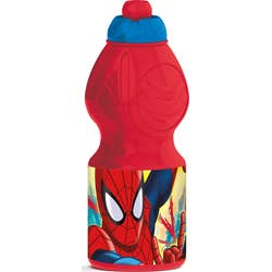 Joy Toy - Wholesale Water Bottle - SPIDERMAN SPORTS WATER BOTTLE (400 ML) 6X6X17 CM