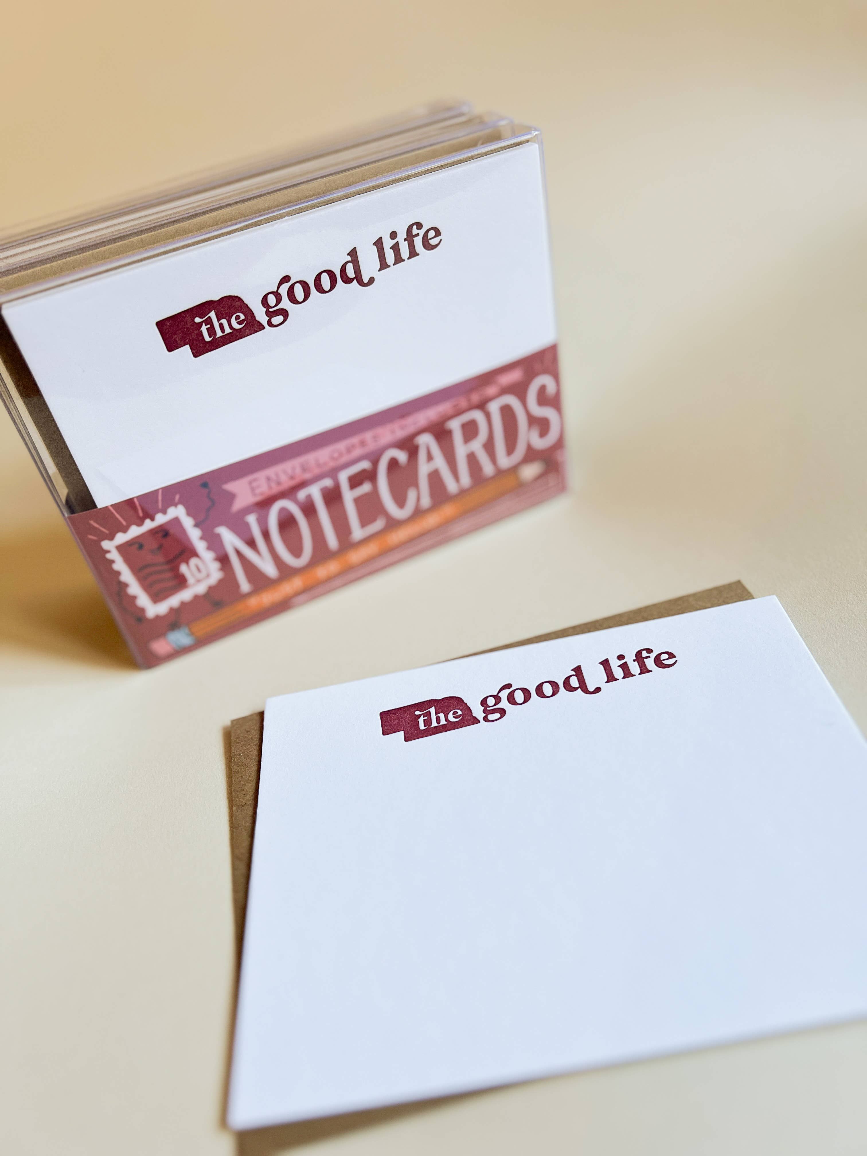 Truth Papers - Vente Assortiments de papeterie/cartes - Set de cartes-notes « The Good Life »1