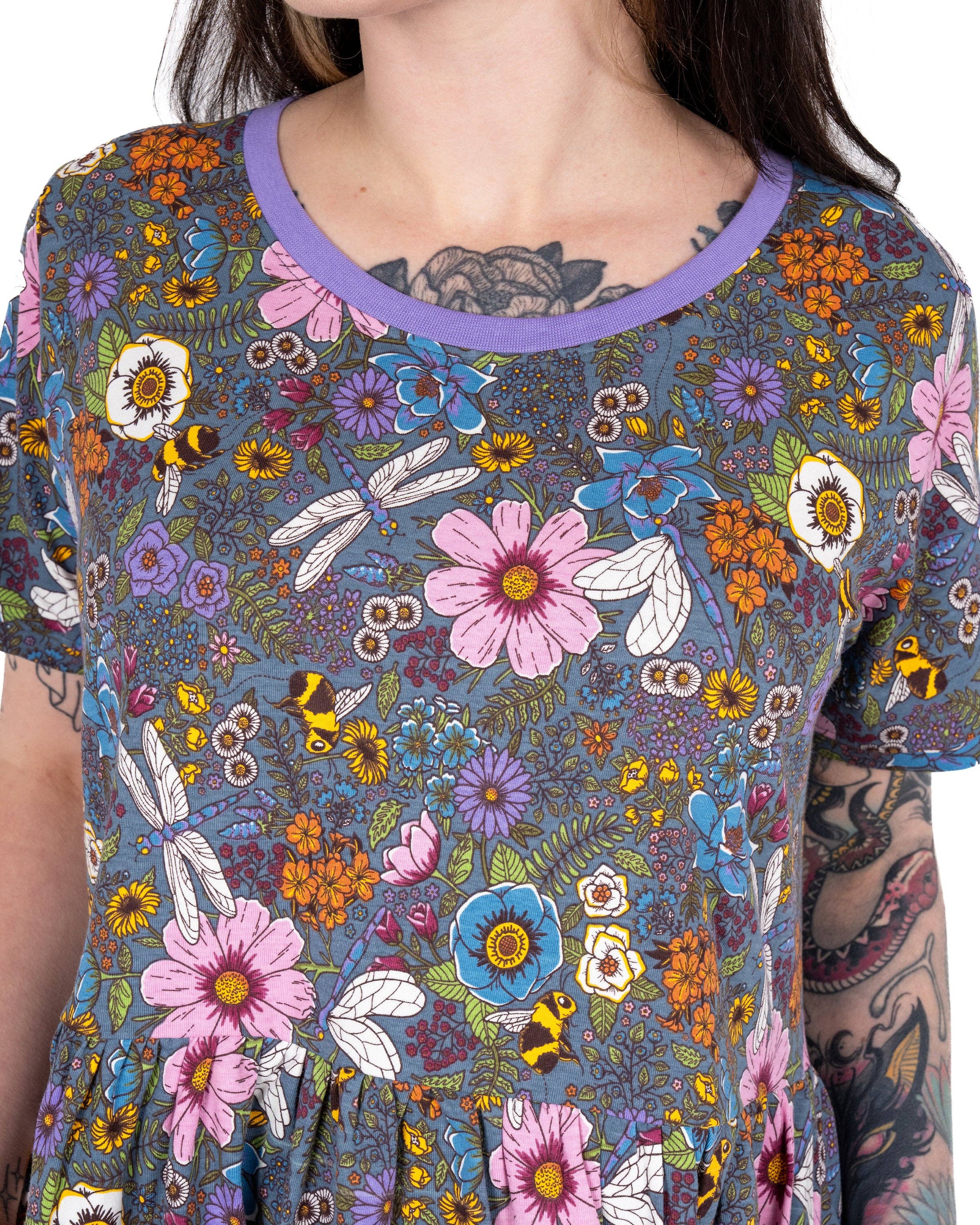 Rebel Romance - Wholesale Dress - Women's - Rebel Romance Cottagecore Stretch Smock Dress10