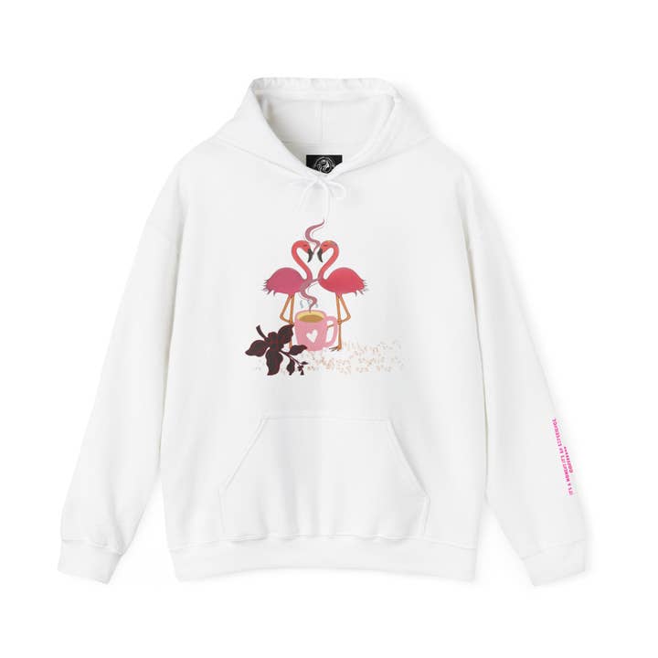 Sudadera con capucha Flamingo Coffee Date para venta al por mayor de Coffeebre