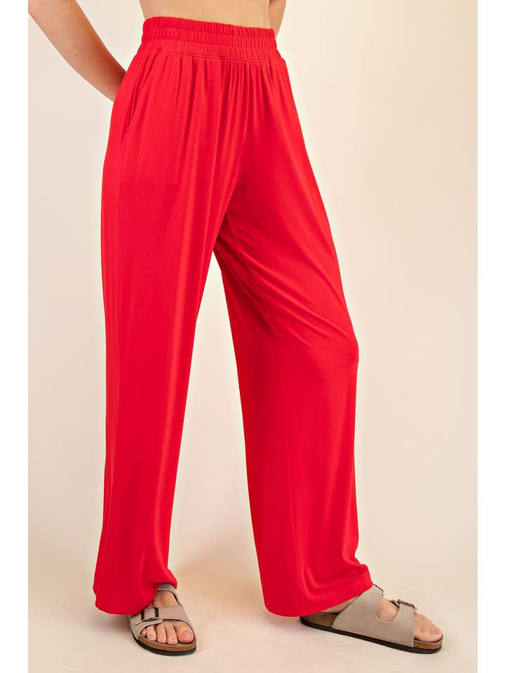 Rae Mode - Wholesale Pants - Women's - VISCOSE MODAL WIDE LEG PANT58