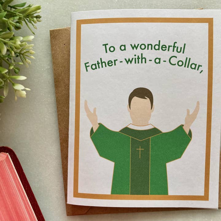 Catholic Card Co. - Wholesale Father's Day Card - Father's Day Card for Priest | Catholic Father's Day Card