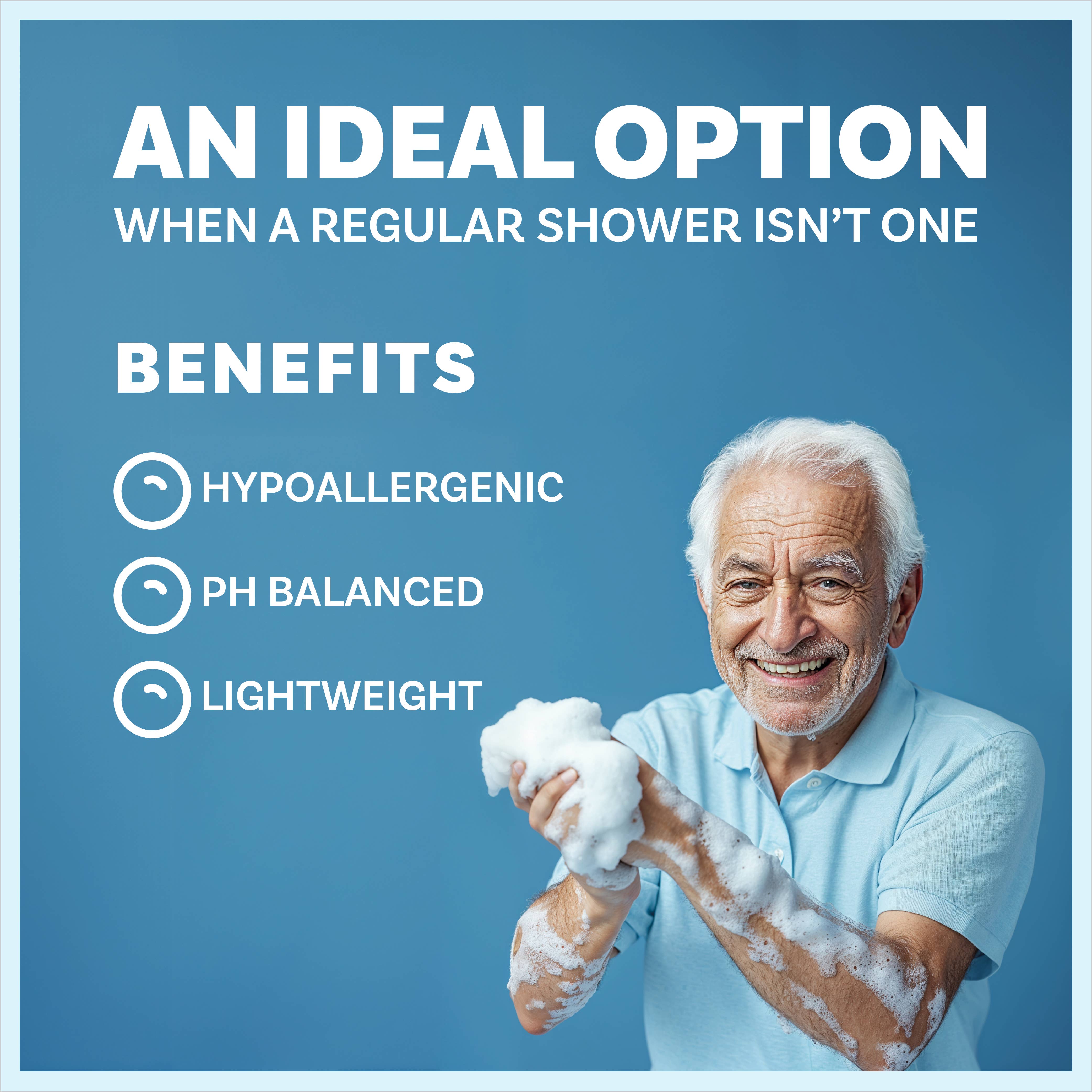 Scrubby Instant Bath - Wholesale Face & Body Wipes - Scrubzz Rinse Free Bathing Sponges - 25 Count 4