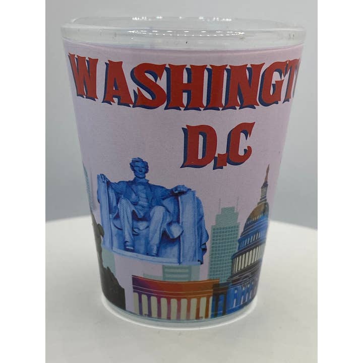"WASHINGTON D.C." Shot Glass 2 oz for wholesale by 7 Star