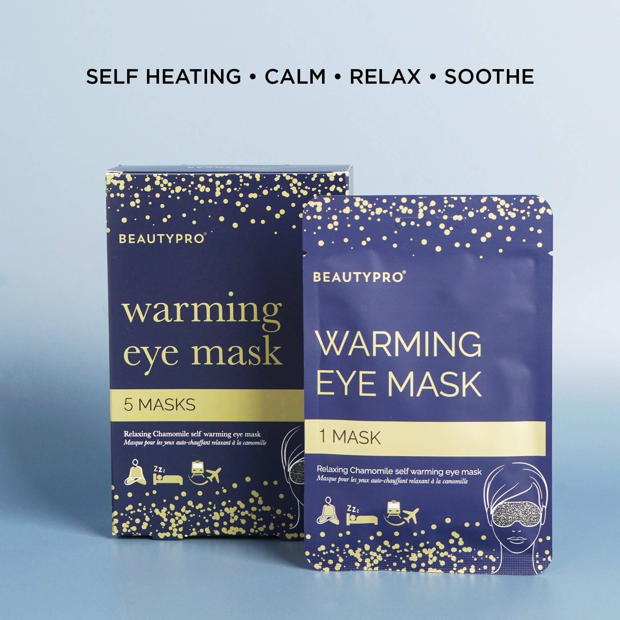 BEAUTYPRO – wholesale Eye treatment mask – WARMING EYE MASK (Pack of 5)3