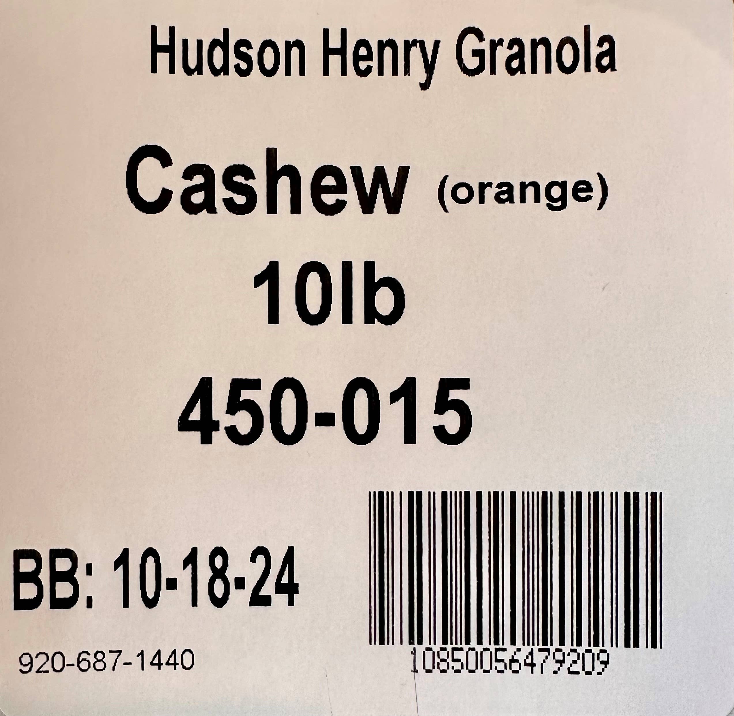 Hudson Henry Baking Co. - Wholesale Granola - Cashew Coconut Granola - BULK 10# (4-2.5# bags)2