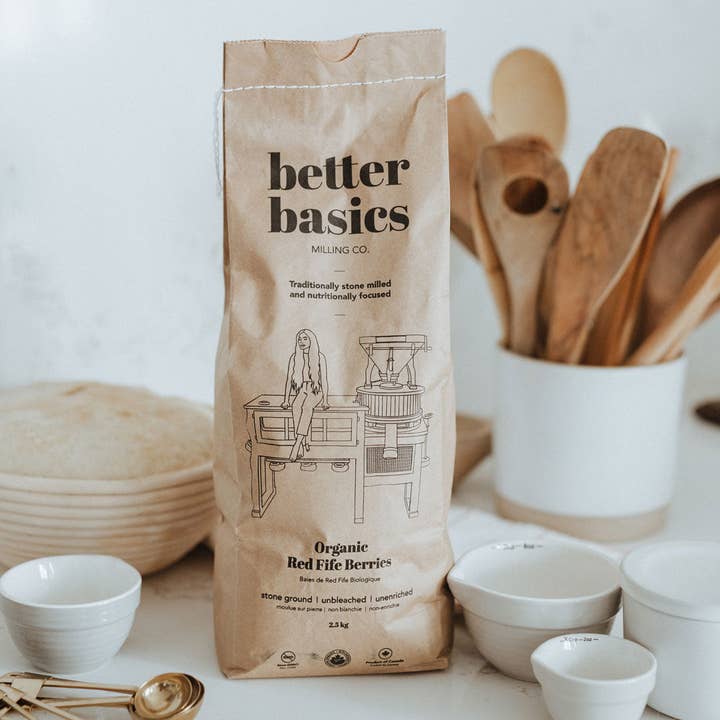 Better Basics Milling - Wholesale Whole Grains - Organic Red Fife Berries