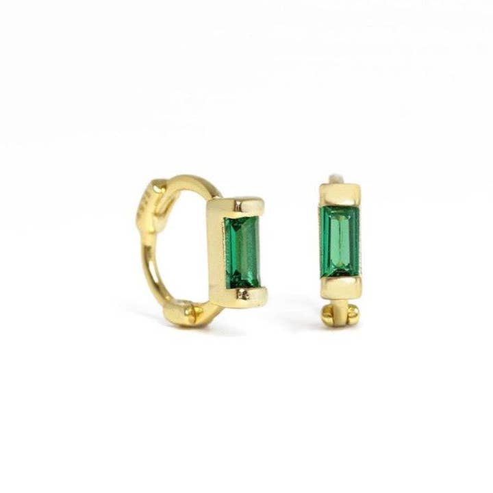 Créoles Aime Huggie dorées pour la vente par Réalta