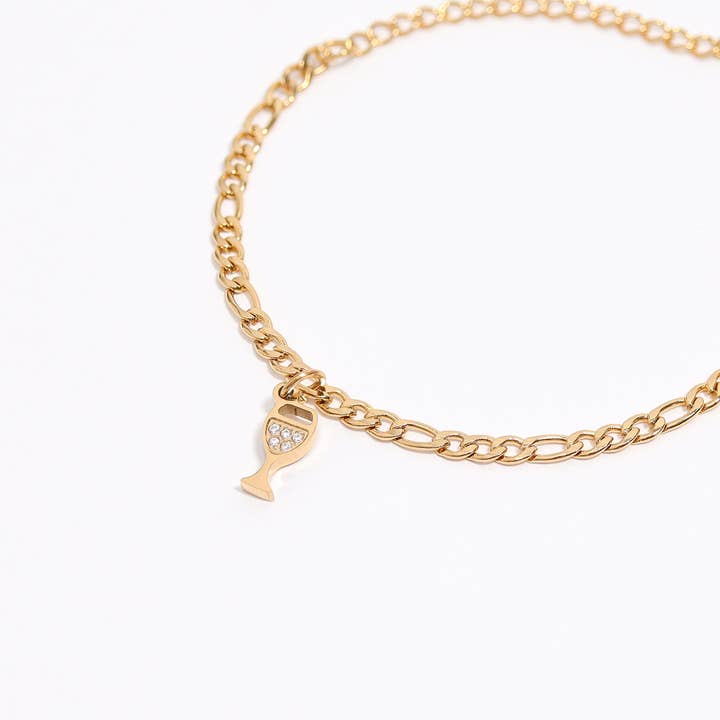 WJW – Großhandel Individueller Charm/Anhänger – CZ-Weinglas-Anhänger aus 18-karätigem PVD-Edelstahl4