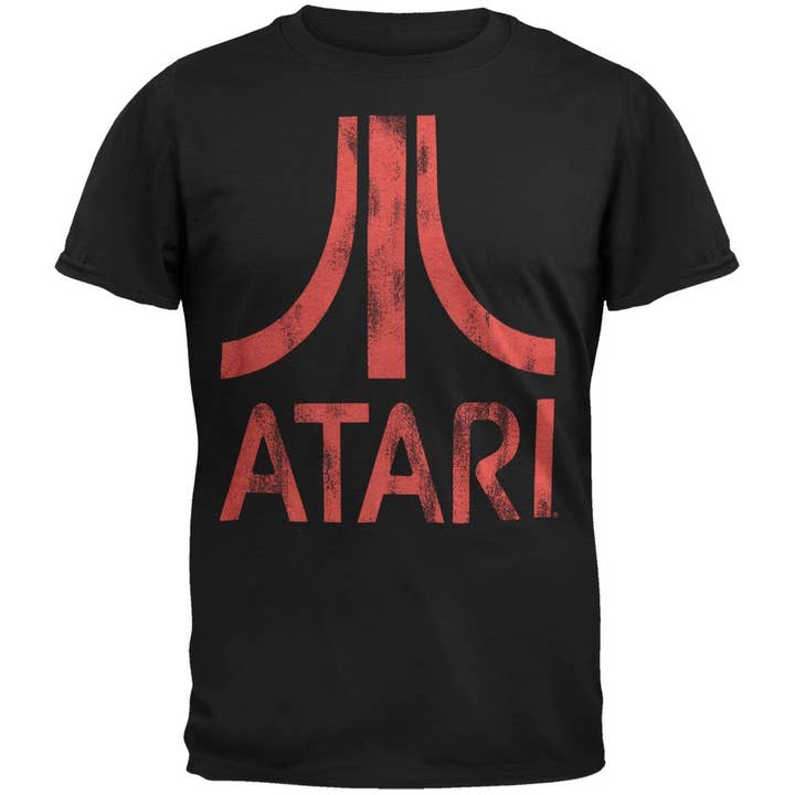 Official Store – wholesale T-shirts med screentryck – Herr – Atari - Mt. Fuji Svart Herr T-shirt