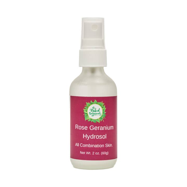 Rose Geranium Hydrosol for wholesale by The Naked Botanical