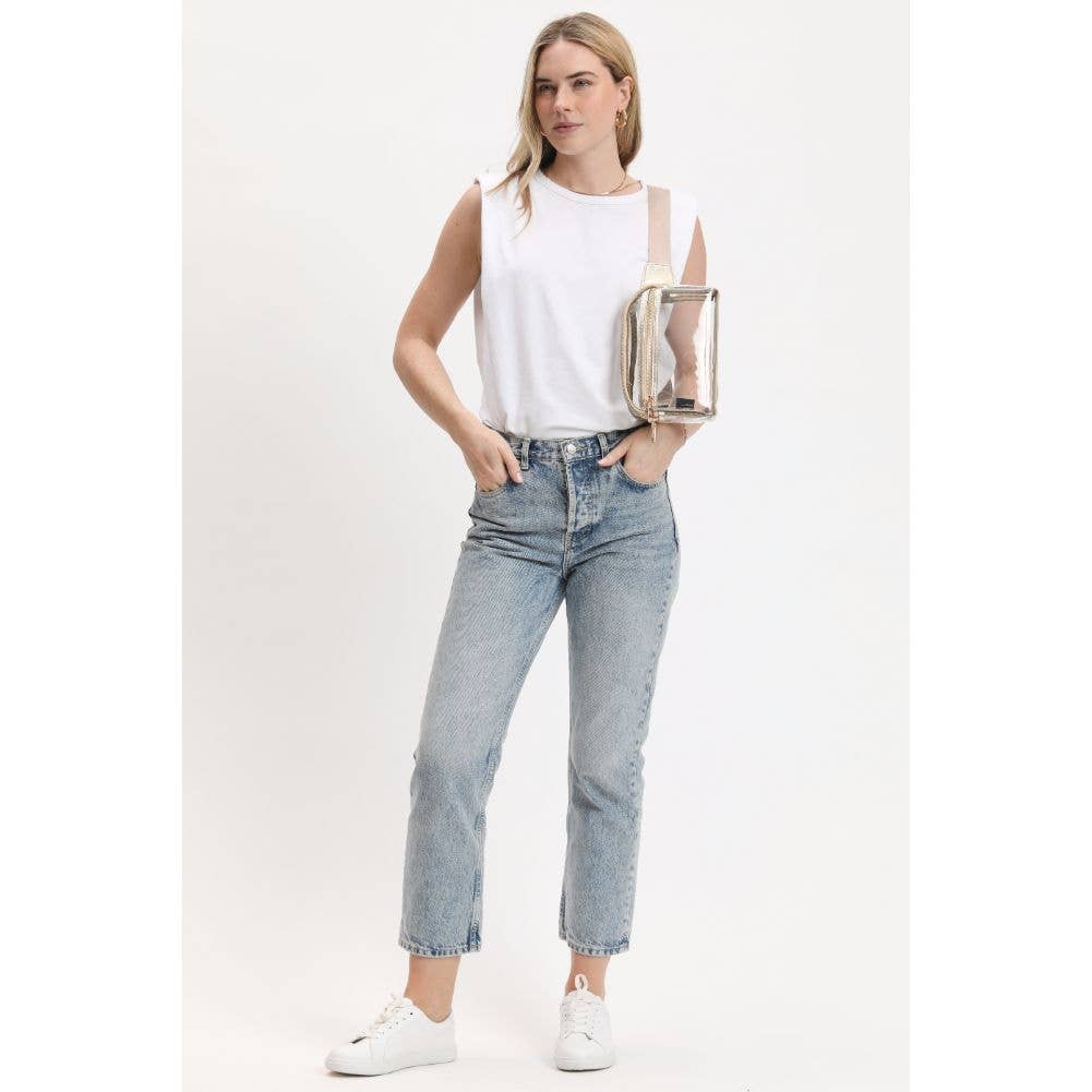 Urban Expressions – wholesale Midjeväska - Dam – Air Clear transparent midjeväska med två dragkedjefack27