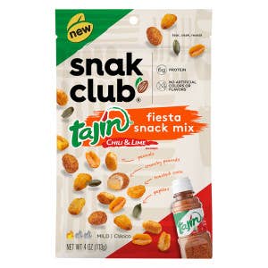 L&F Universal Goods - Wholesale Trail Mix - Snak Club Tajin Chili & Lime Fiesta Snack Mix 12/4OZ
