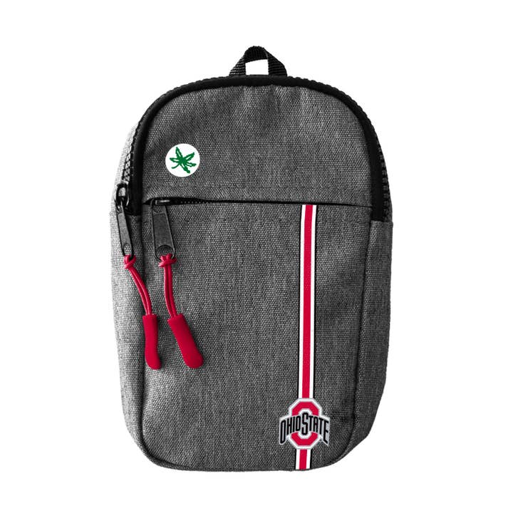 Prime Brands Group - Wholesale Crossbody Bag - Unisex - NCAA Ohio State Buckeyes Crossbody Tech Bag