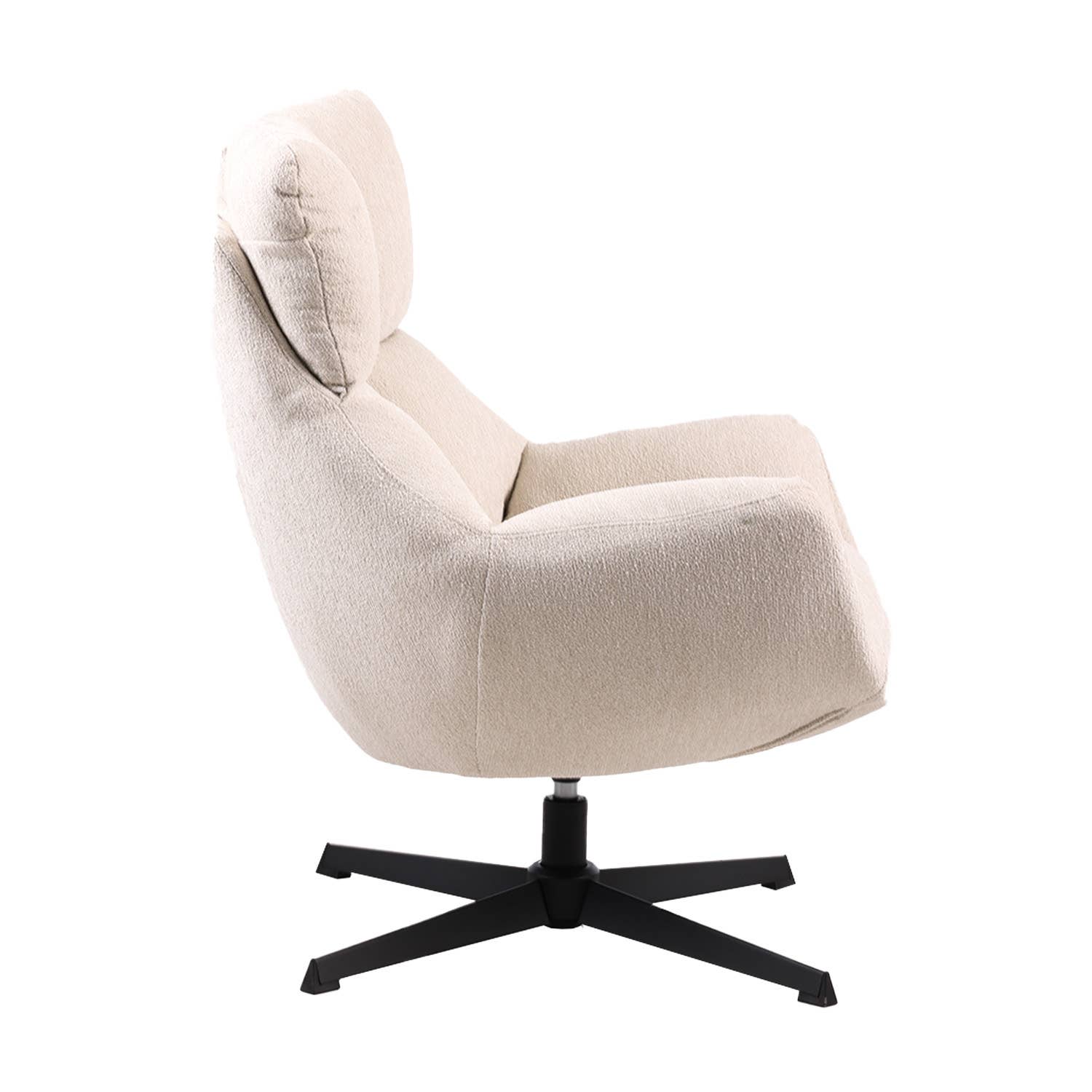 Opjet Paris - Wholesale Egg Chair - Léon swivel armchair sand L81 D73 H89cm2