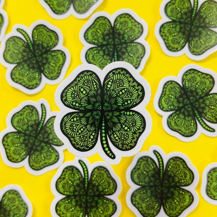Zenspire Designs - Wholesale Sticker - Mini Clover Stickers (WATERPROOF)