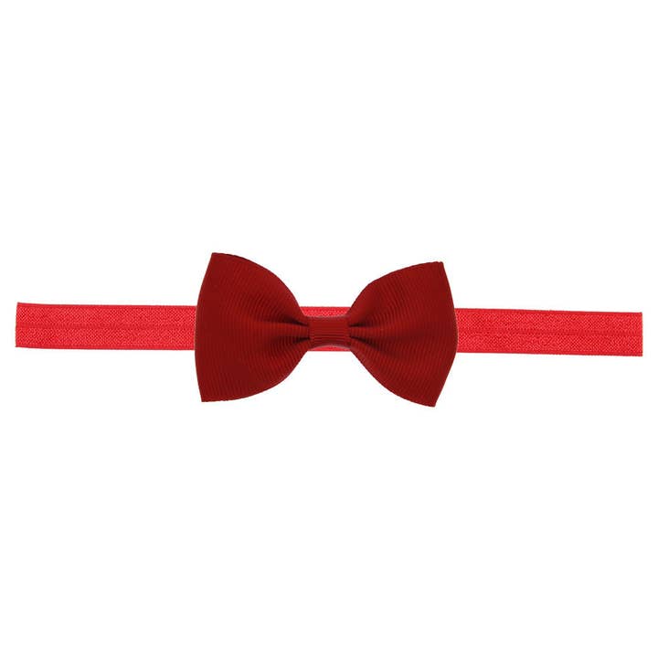 MyKids-USA® - Wholesale Fashion Headband - Baby - Newborn Baby Small Size Bow Patched Pattern Solid Color Elastic Headband18