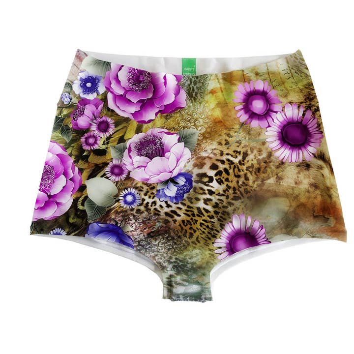 Violet Wilderness Highwaist for wholesale by HAPPY UNDIES