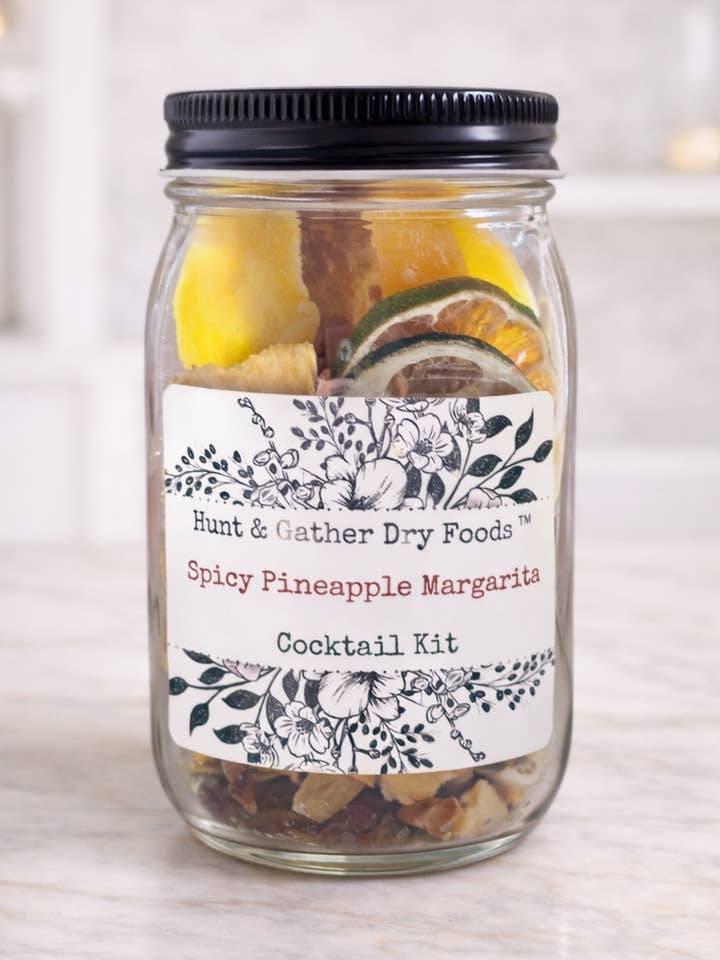 Spicy Pineapple Margarita Cocktail Kit for wholesale by Hunt and Gather Dry Foods