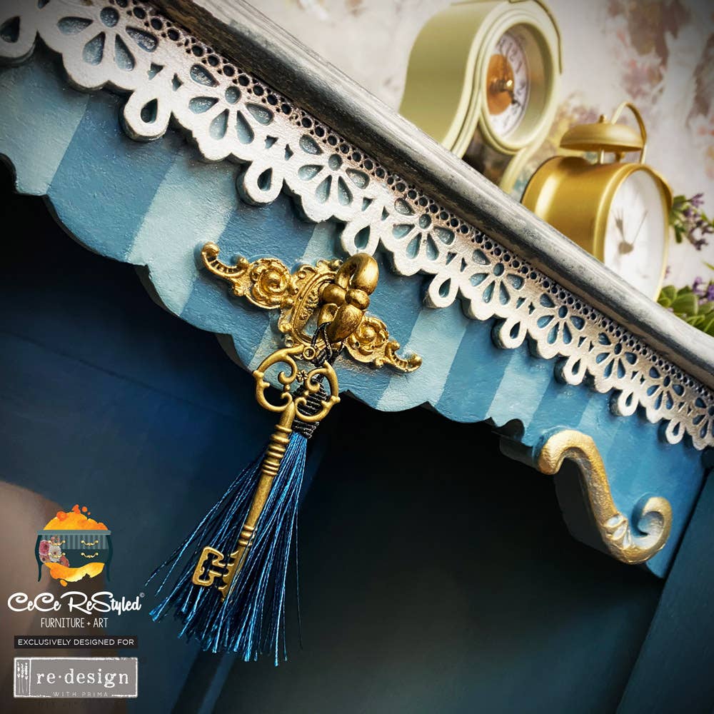 Redesign with Prima - Wholesale Craft Tool - Redesign With Prima Mould Cece Border Lace Ii 5"x10"x8mm4