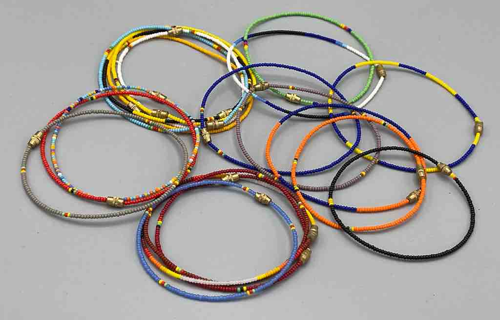 The Niger Bend - Vendita all'ingrosso Bracciale con perline - Singolo filo, braccialetto con perline di colore singolo19