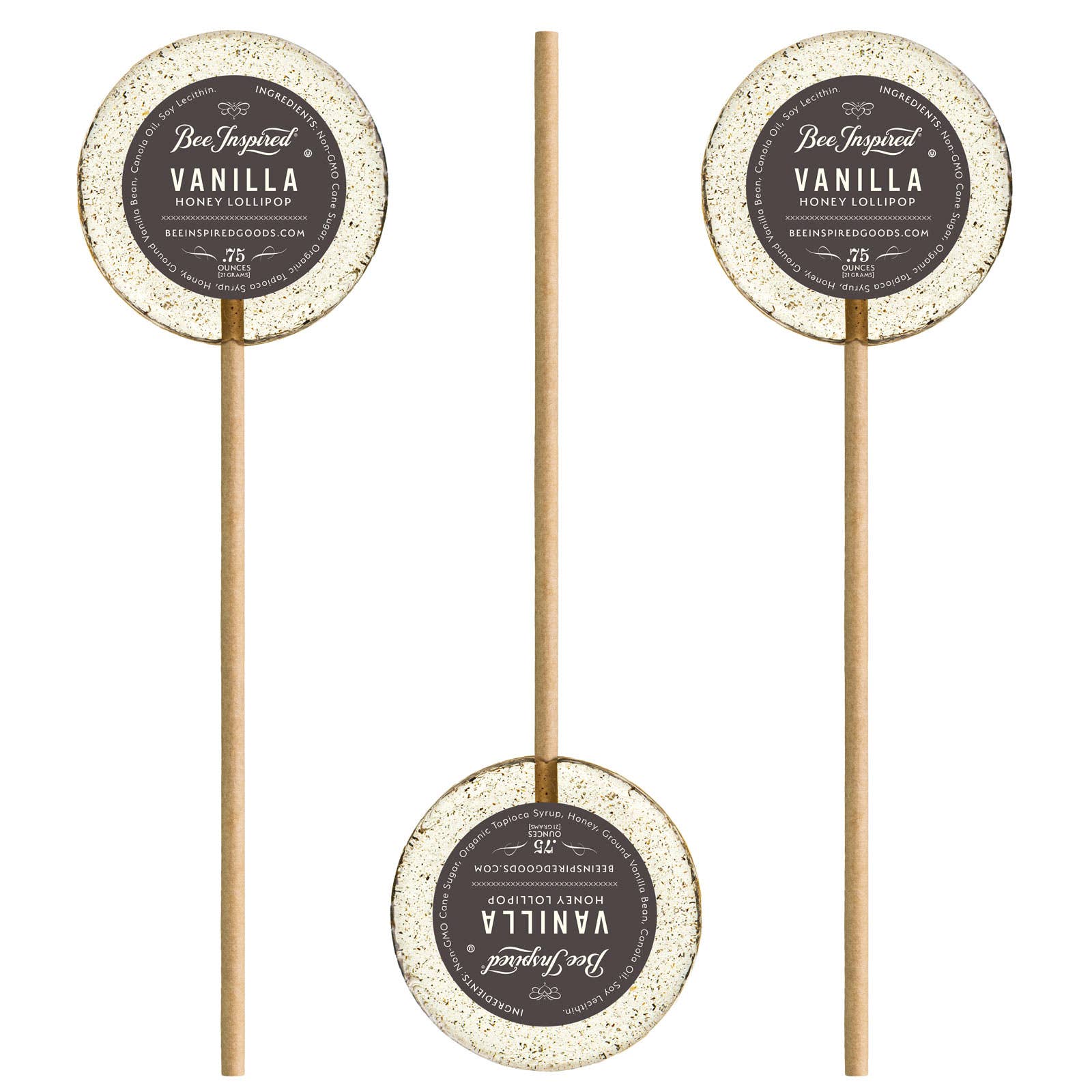 Bee Inspired - Wholesale Lollipop - Honey Lollipops - Handmade, Kosher Pops | Box of 503