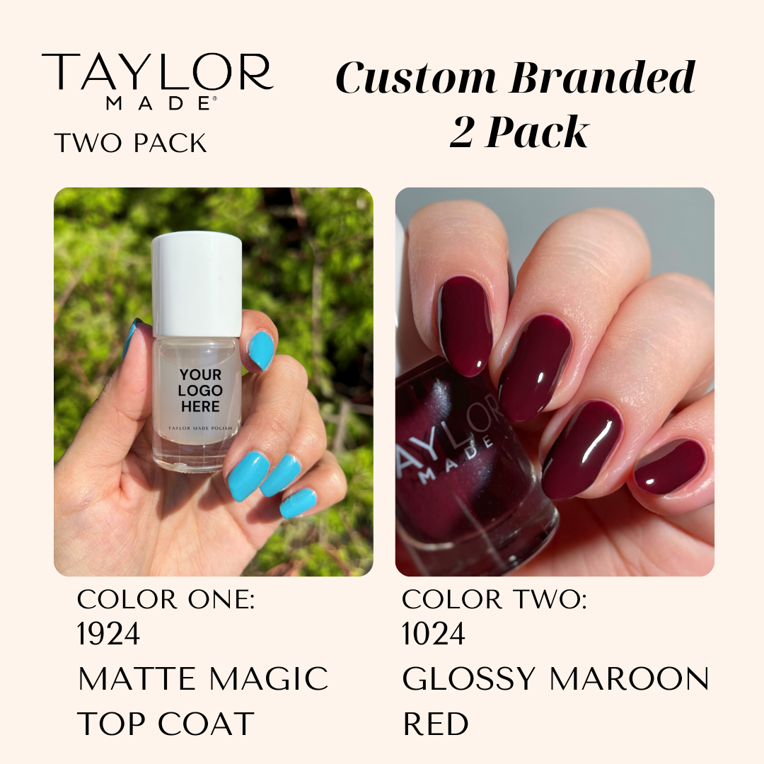 Taylor Made Polish – wholesale Nail polish – Custom Nail Polish: 2 Pack Long-wearing + Vegan + Non-toxic239
