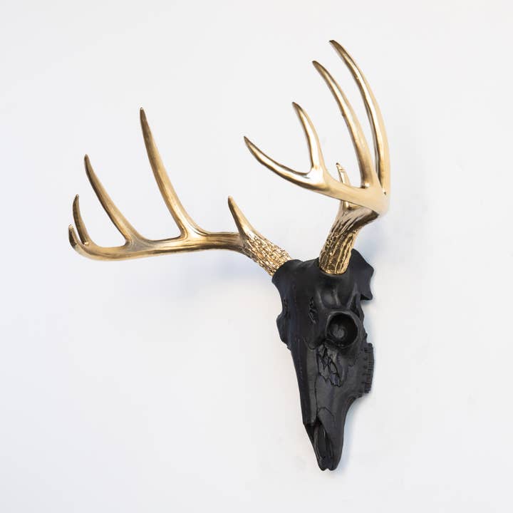 Near and Deer - Wholesale Wall Accent - Faux Mini Buck Skull Wall Mount15