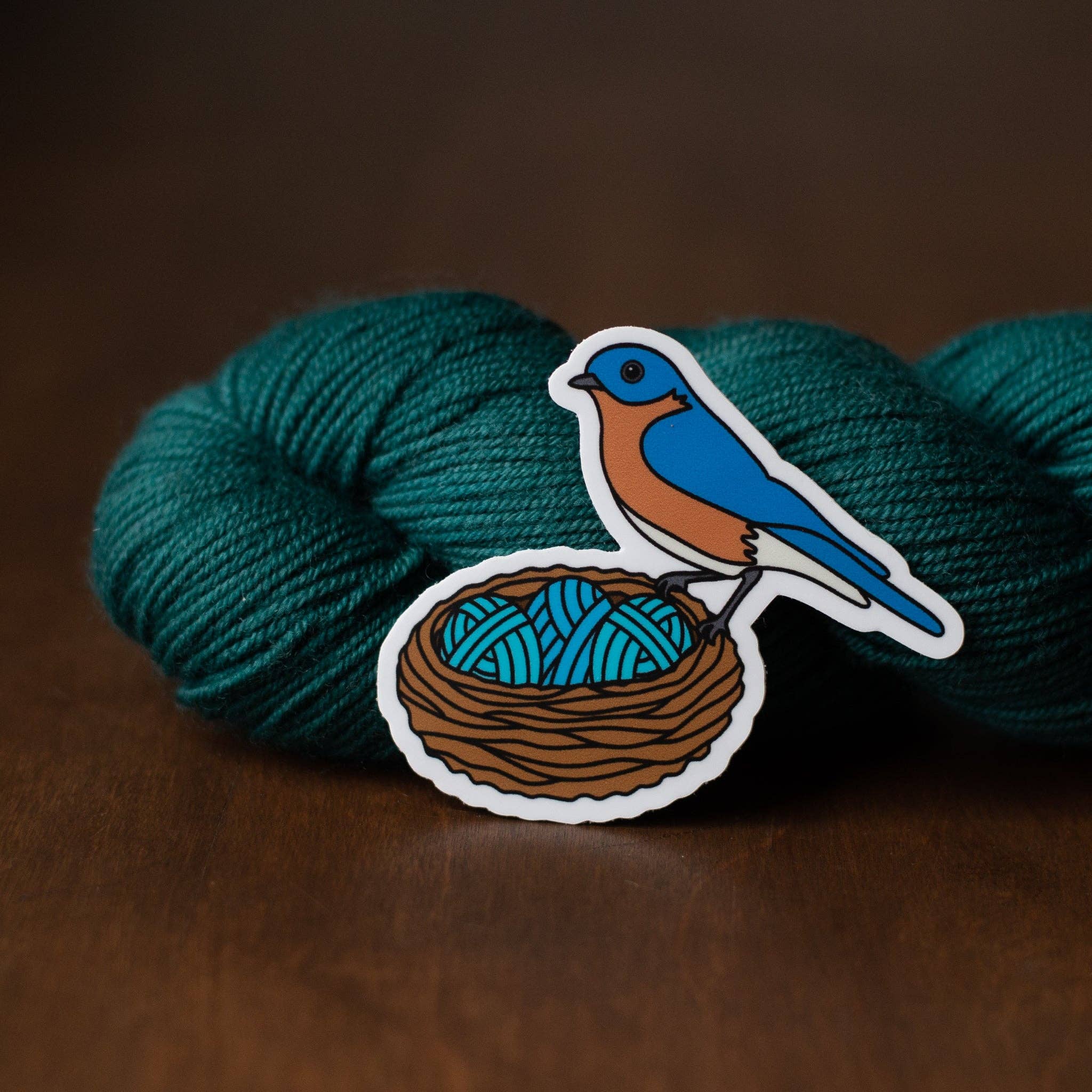 Camp Stitchwood - Wholesale Sticker - Bluebird Nest Sticker4