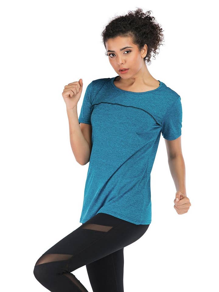 Active by Anna-Kaci - Wholesale Sporttop - Dames - Sportshirts voor sportkleding en hardlooptrainingen met gekruiste rugleuning2