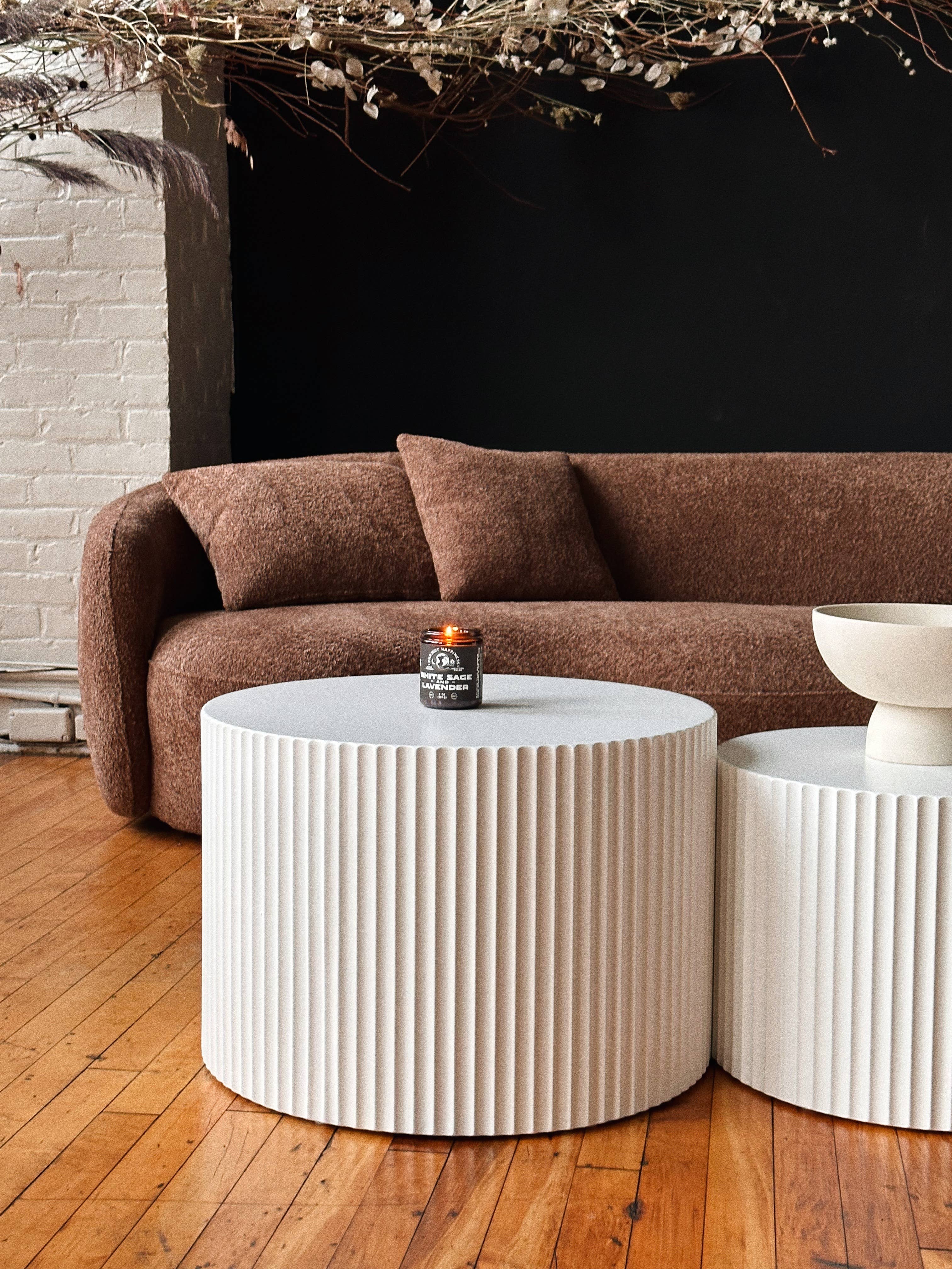 Project Happiness Candle Co. - Wholesale Jar/Filled Candle - White Sage and Lavender Soy Candle - 8oz7