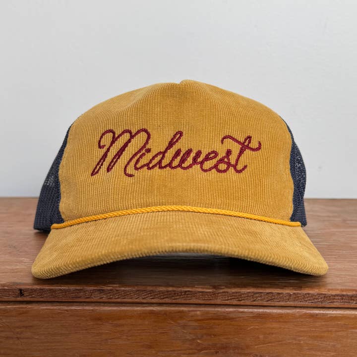 Midwest Gold Hat for wholesale by Midwest Mindset Clothing Co.