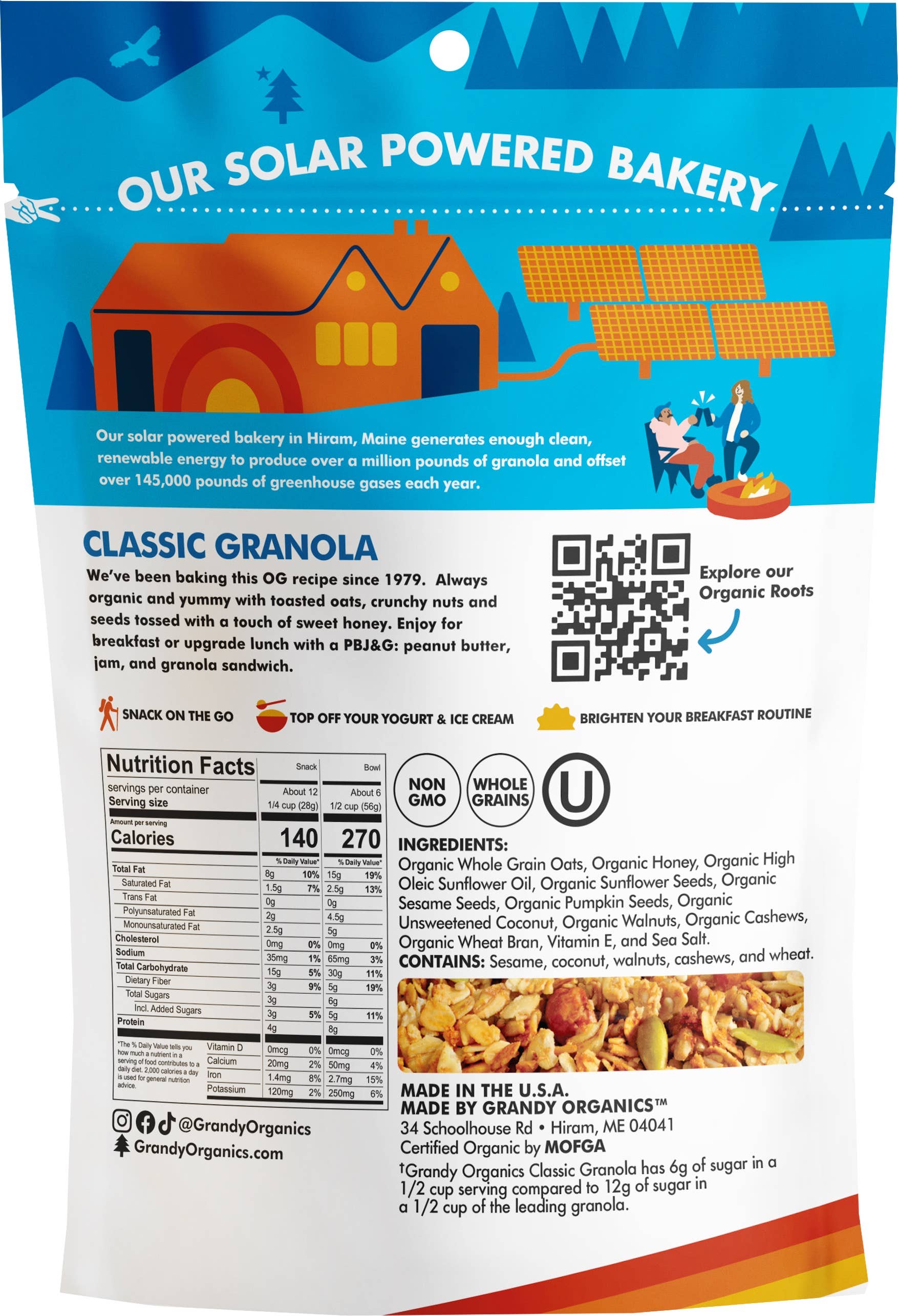 Grandy Organics - Wholesale Granola - Classic Granola2