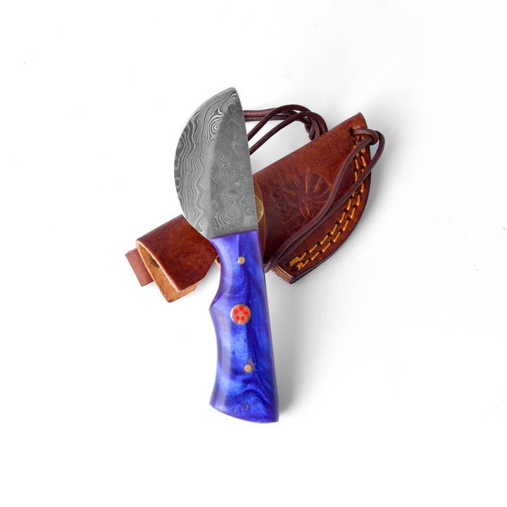 Titan International - Wholesale Kitchen/Utility Knife - The Blue Ember by Titan TK-2191