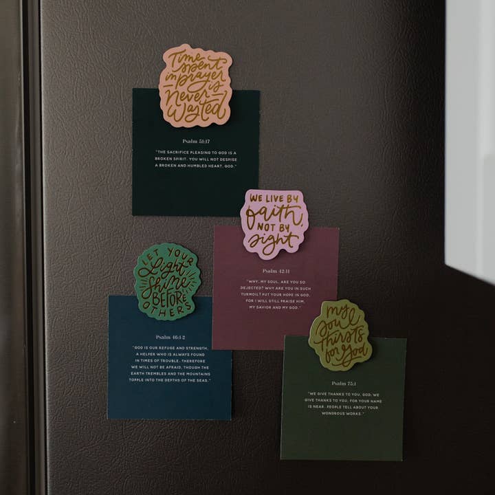 The Daily Grace Co - Wholesale Magnet - Walk by Faith Magnet Collection