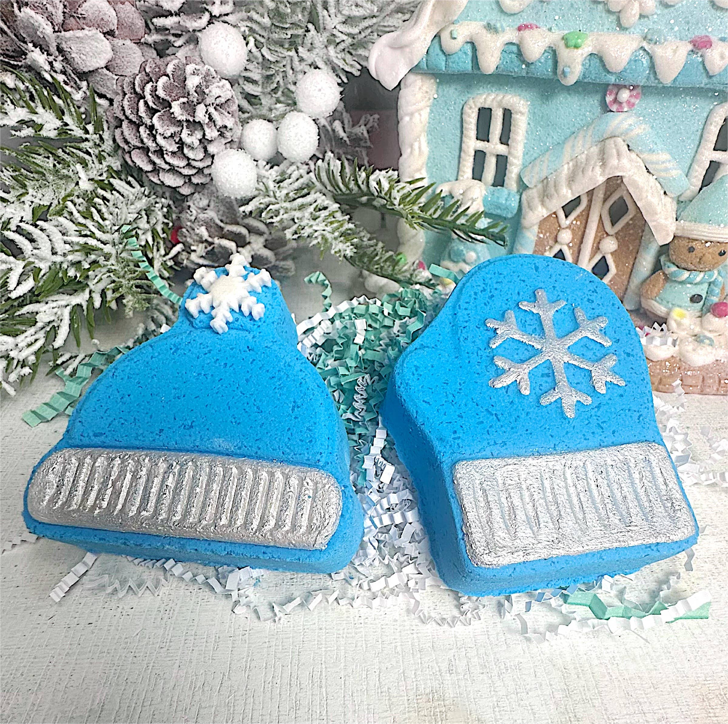 Mandatory Me Time - Wholesale Bath Bomb/Fizz - Winter Mitten Bath Bomb Medium Size Christmas Winter Holiday4