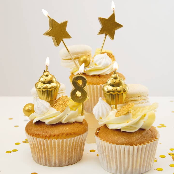 PD Party - Venta al por mayor Velas de tarta - Velas para tarta de cumpleaños - 8 años