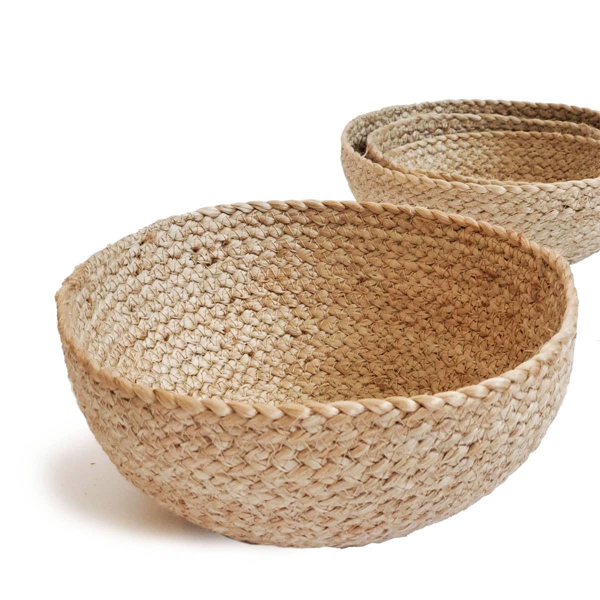 KORISSA - Wholesale Basket - Handwoven Storage Basket • Kata Candy Bowl-Natural-Set of 47