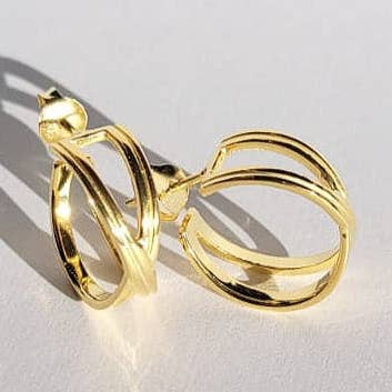 Kensington Huggie örhängen för wholesale av The Silver Root