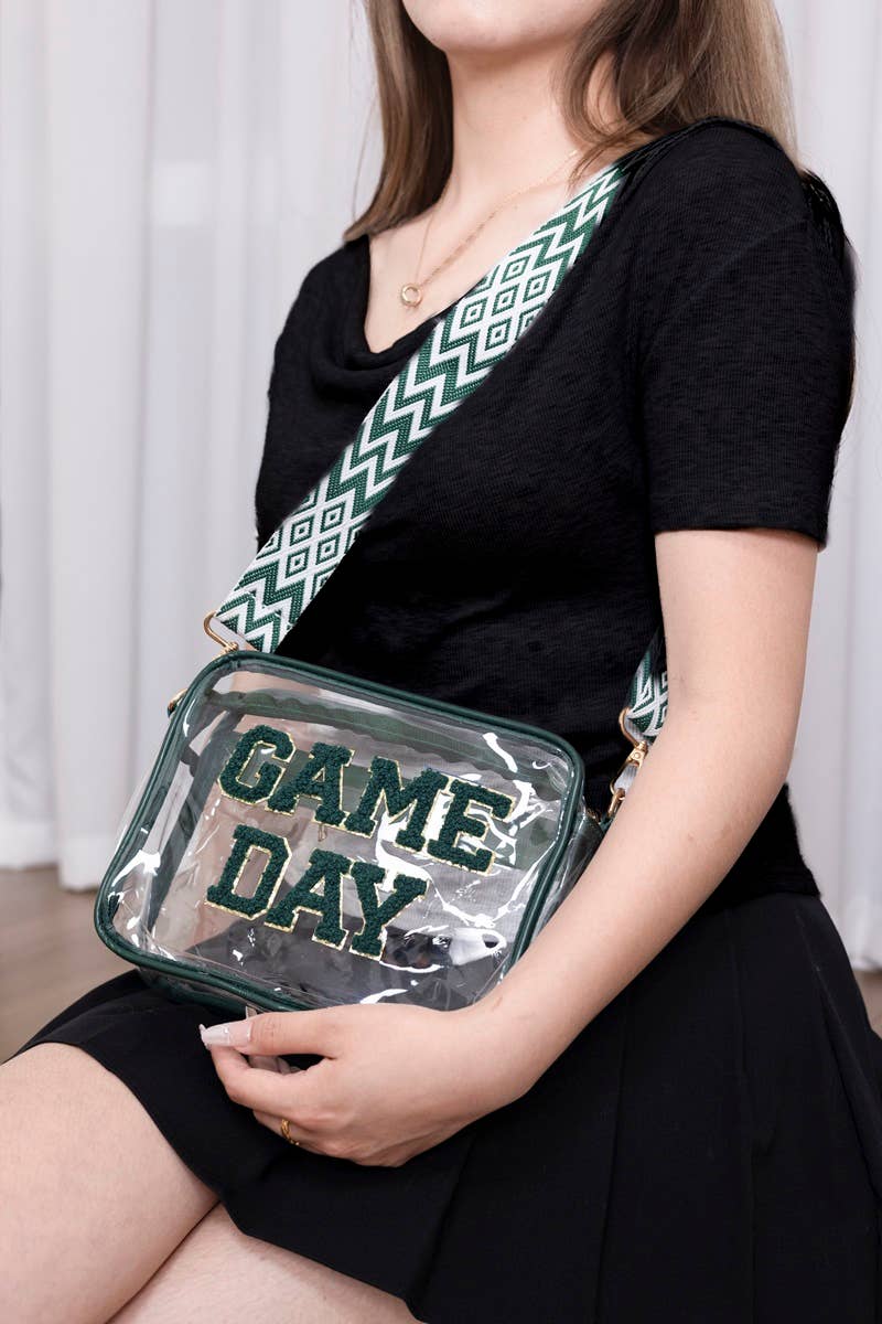 42POPS - Wholesale Crossbody Bag - Women's - `.Game Day Stadium Approved Clear Crossbody Bag12