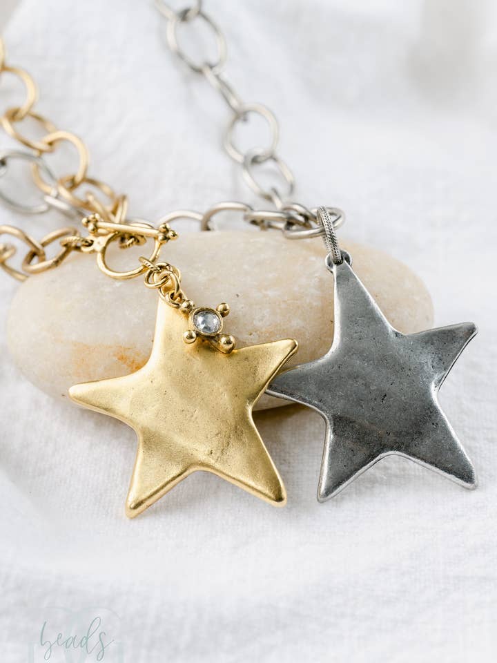 Written in the Stars Necklace for wholesale by Grace Girl Beads