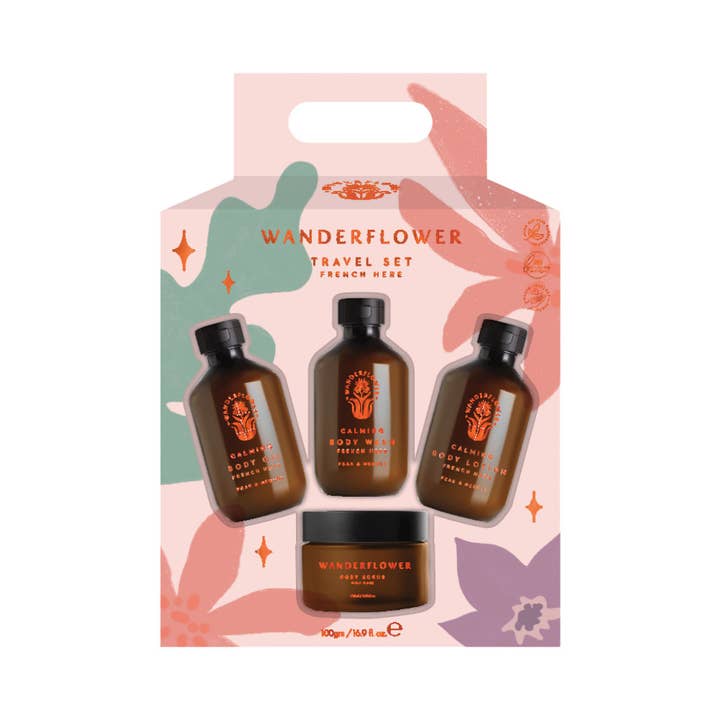 Wanderflower Travel Set for wholesale by Wanderflower