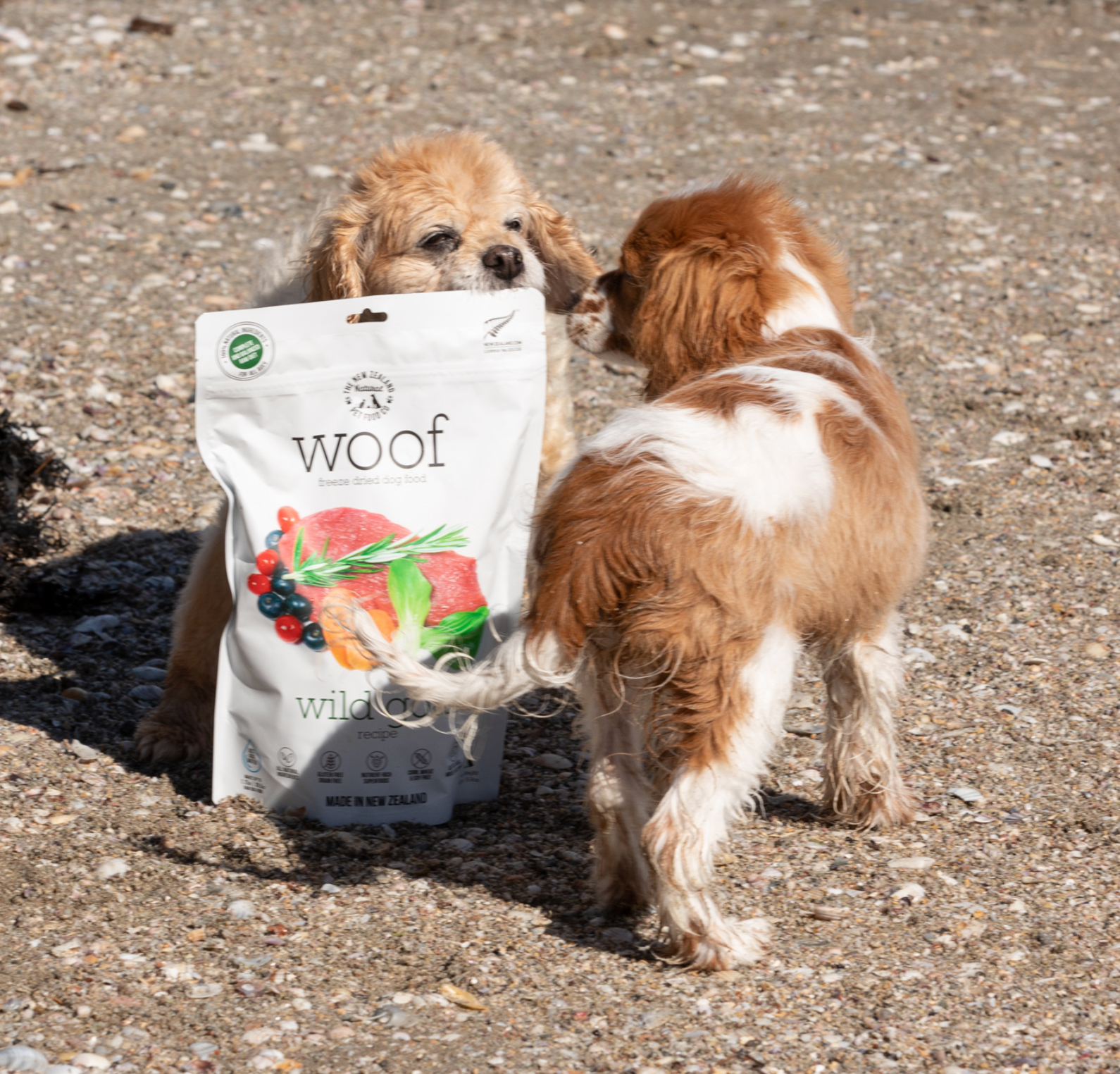 The New Zealand Natural Pet Food Co - Wholesale Pet Food - Dog - Woof Wild Goat Freeze Dried Dog Food 1.76oz | 9.9oz | 2.2lb2