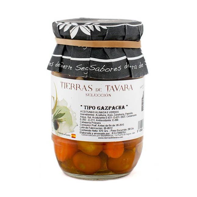 Gazpacha Olive, maat klein voor wholesale door Tierras de Tavara