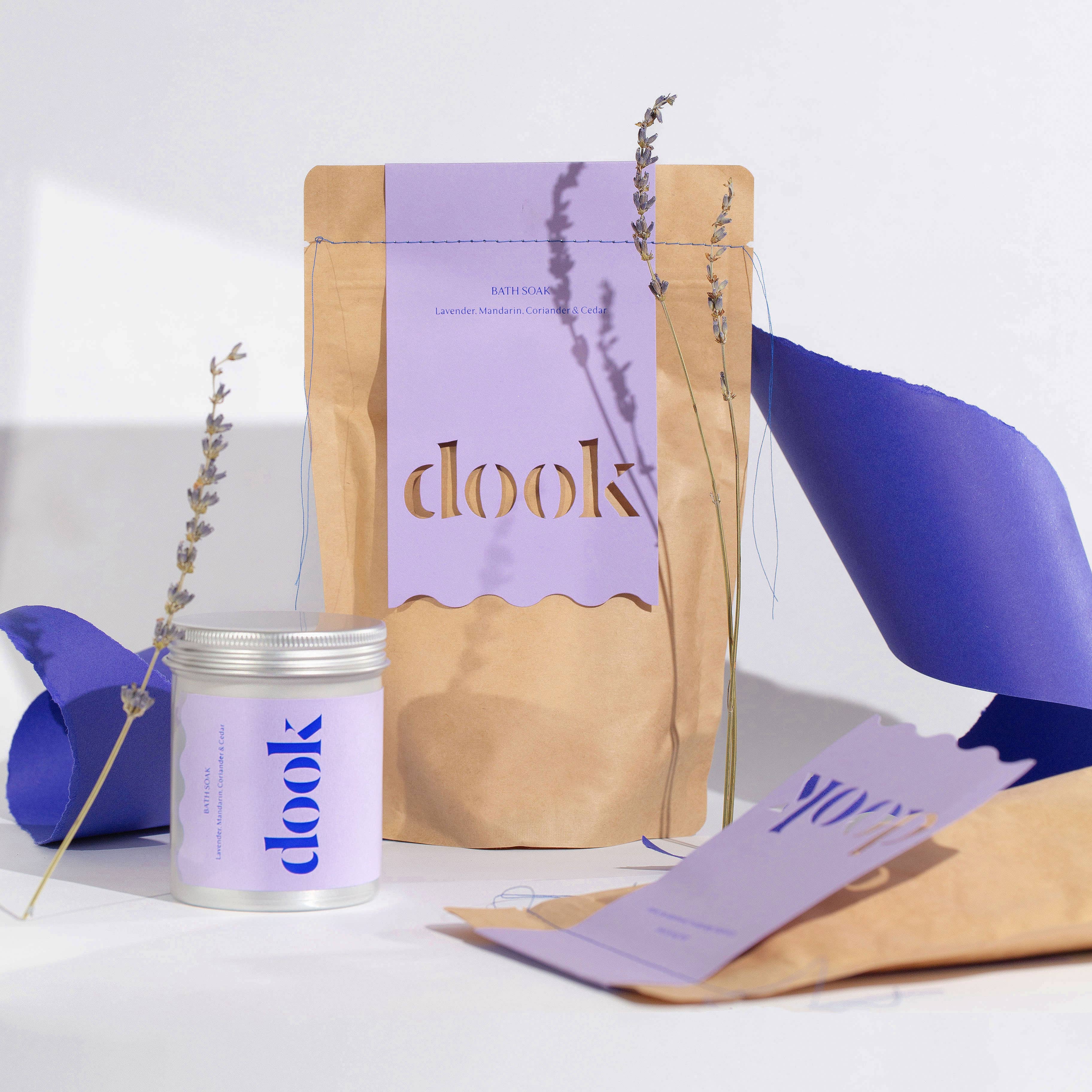 Dook - Scottish Salt Soap – wholesale Bath salts – Bath Soak - Lavender, Mandarin, Coriander & Cedar Bath Salts2