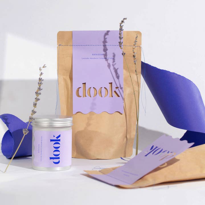Dook - Scottish Salt Soap – wholesale Bath salts – Bath Soak - Lavender, Mandarin, Coriander & Cedar Bath Salts2