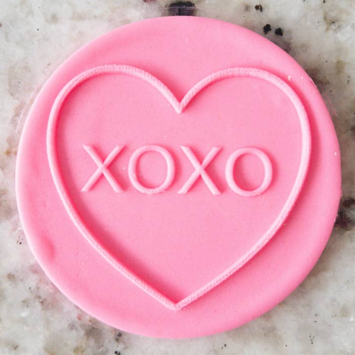 XOXO Popup-Stempel „Love Heart“, Plätzchen/Keks-Stempel, Valentinstag für den Großhandel von Cut Bake Stamp